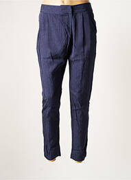 Pantalon slim taille normale taille normale bleu SEE U SOON femme
