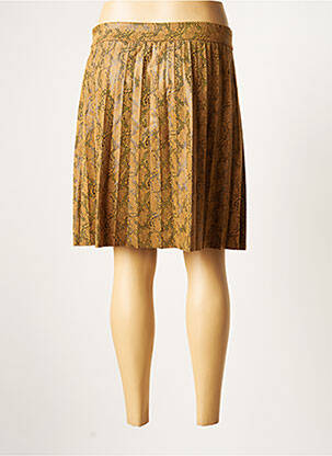 Jupe courte coupe évasée marron ONLY femme