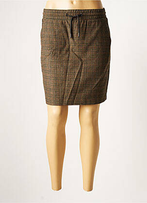 Jupe courte poches marron VERO MODA femme