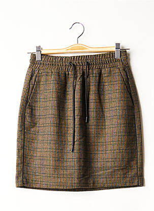 Jupe courte poches marron VERO MODA femme