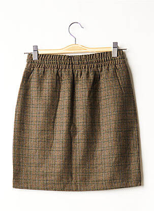 Jupe courte poches marron VERO MODA femme
