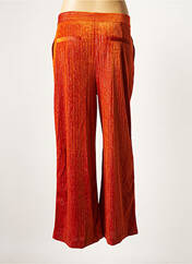 Pantalon large orange SEE U SOON pour femme seconde vue