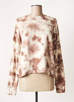 Sweat-shirt marron PIECES pour femme