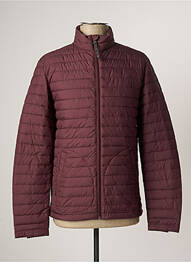 Doudoune manches longues a capuche rouge JACK & JONES homme