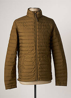Doudoune poches a capuche vert JACK & JONES homme
