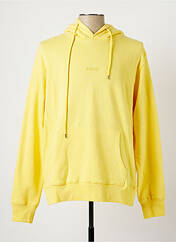 Sweat-shirt à capuche jaune MINIMUM pour homme seconde vue
