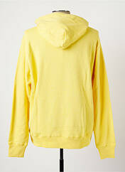 Sweat-shirt à capuche jaune MINIMUM pour homme seconde vue