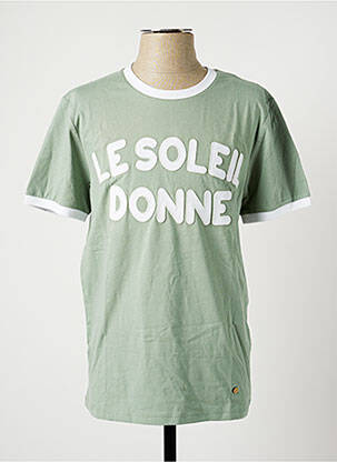 T-shirt vert FAGUO pour homme