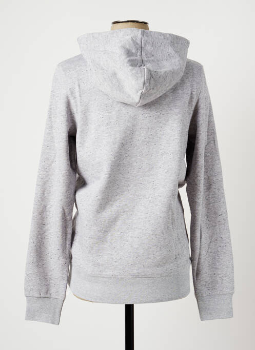 Sweat-shirt à capuche gris JACK & JONES pour homme