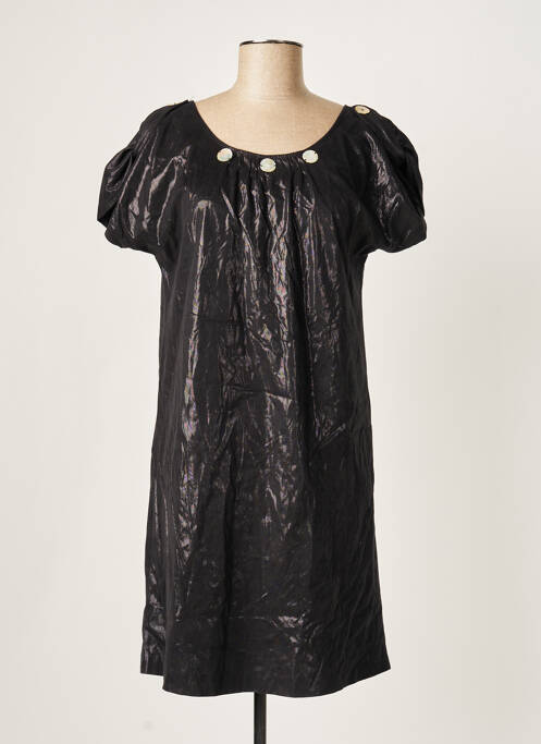 Robe courte noir RIVIERES DE LUNE pour femme