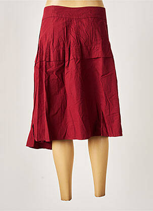 Jupe mi-longue taille normale rouge BELLOCOTON femme