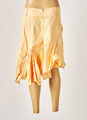 Jupe mi-longue orange ICONOCLAST pour femme seconde vue