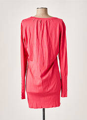 Robe courte rose ICHI pour femme seconde vue