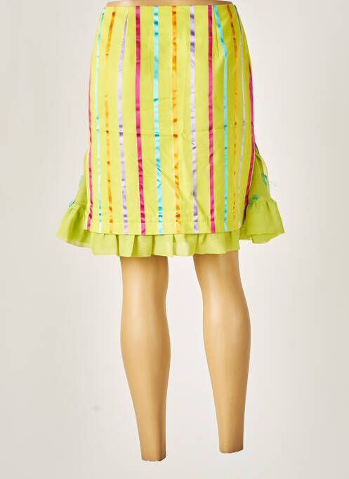 Jupe courte vert MADAME ZAZA pour femme