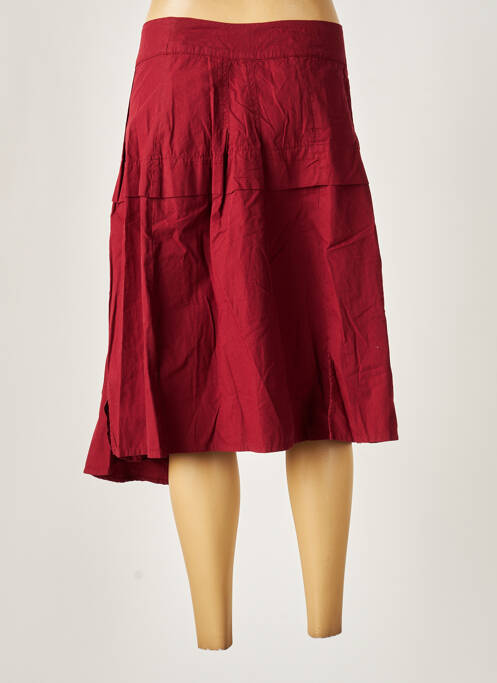Jupe mi-longue rouge BELLOCOTON pour femme