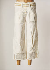 Pantalon 7/8 beige MISS AVENTURES pour femme seconde vue