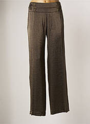 Pantalon large gris AVENTURES DES TOILES pour femme seconde vue