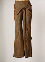 Pantalon large marron BELLOCOTON pour femme seconde vue