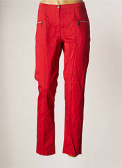 Pantalon slim rouge FILIPINE LAHOYA pour femme seconde vue