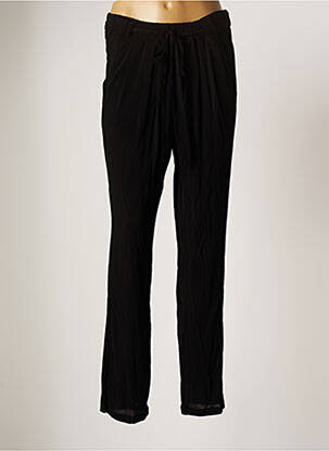 Pantalon droit noir HYBRIS pour femme