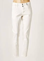 Pantalon slim blanc BROADWAY pour femme seconde vue