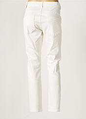 Pantalon slim blanc BROADWAY pour femme seconde vue