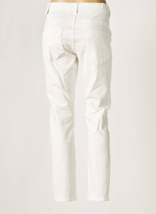 Pantalon slim blanc BROADWAY femme