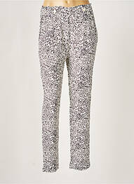 Pantalon droit tissage crêpe noir DEELUXE femme