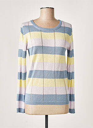 Pull bleu ICHI pour femme