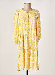 Robe mi-longue jaune BROADWAY pour femme seconde vue