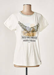T-shirt beige GARCIA pour femme seconde vue