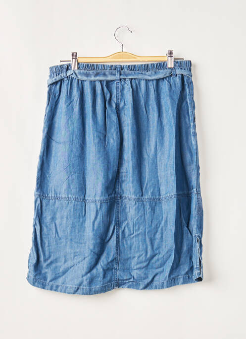 Jupe mi-longue bleu S.QUISE pour femme