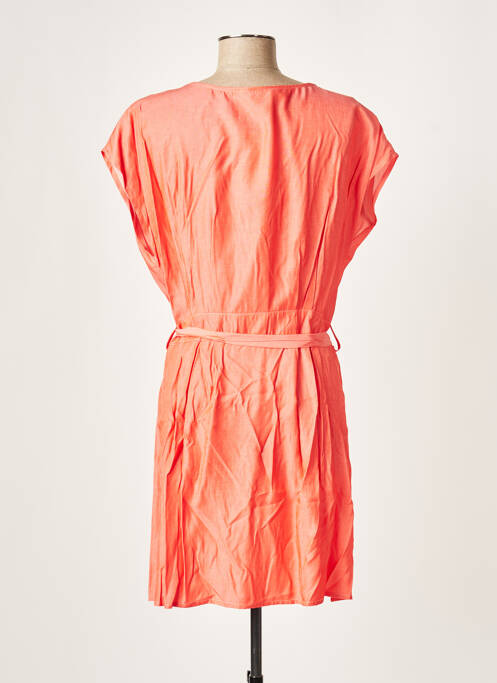 Robe mi-longue orange SARAH JOHN pour femme