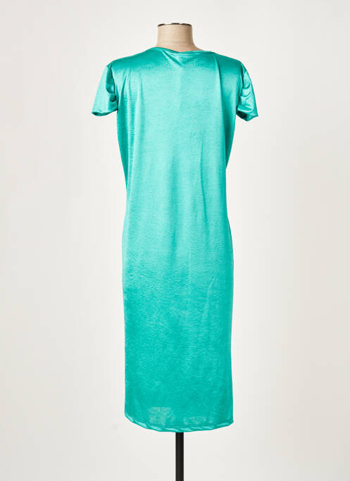Robe mi-longue vert DANIELA COOL pour femme