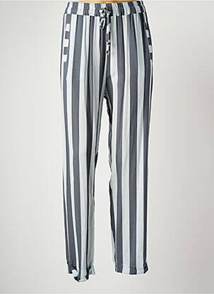 Pantalon large poches taille normale bleu B.YU femme