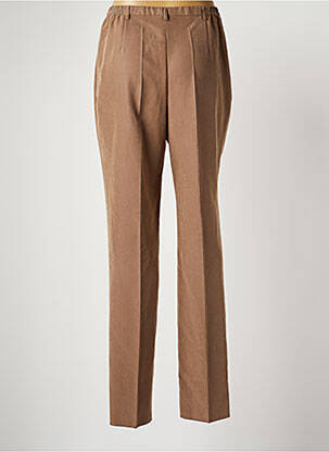 Pantalon large fermeture zippée sous rabat boutonné taille normale beige PAUPORTÉ femme