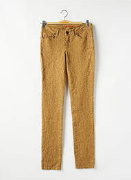 Pantalon slim broderie rivets taille normale beige I.CODE (By IKKS) femme