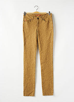 Pantalon slim beige I.CODE (By IKKS) pour femme