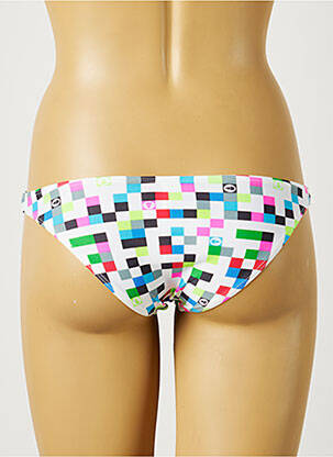 Bas de maillot de bain imprimé fantaisie culotte vert 69SLAM femme