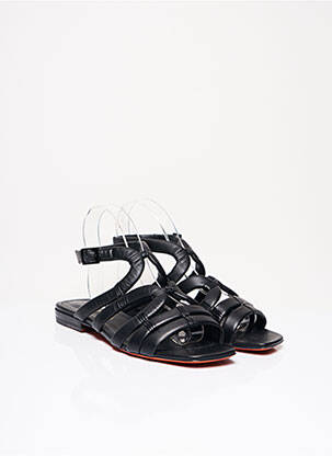 Sandales/Nu pieds noir SANTONI pour femme