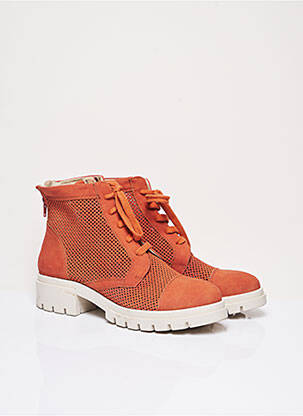 Bottines/Boots orange FLUCHOS pour femme