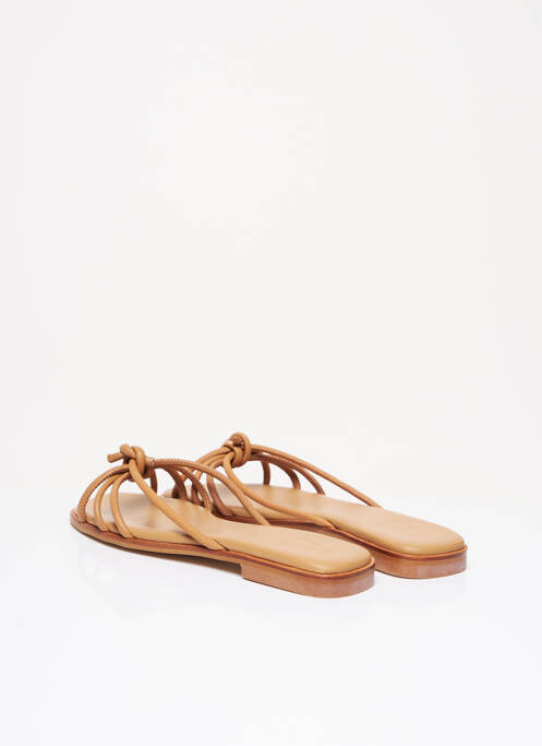 Mules/Sabots marron FLATTERED pour femme