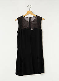 Robe courte sans manche sans manche noir SANDRO femme