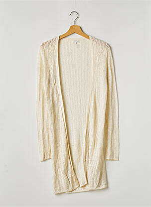 Gilet manches longues stretch beige PARENTI'S femme
