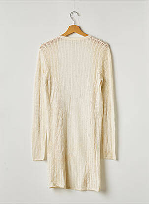 Gilet manches longues stretch beige PARENTI'S femme
