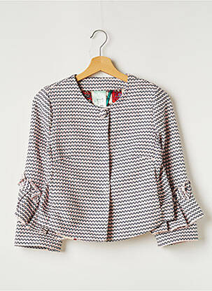 Veste chic poches rose IL THE' DELLE 5 femme