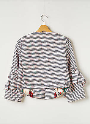 Veste chic poches rose IL THE' DELLE 5 femme