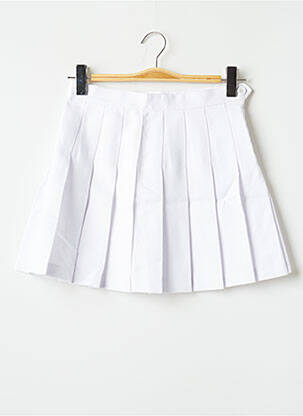Mini-jupe blanc AMERICAN APPAREL pour femme