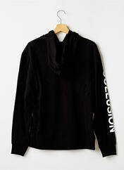 Sweat-shirt à capuche noir COLLUSION pour femme seconde vue