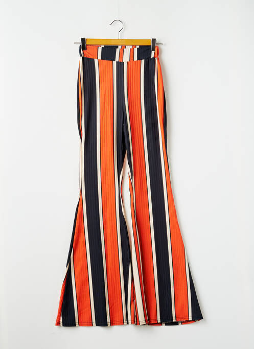 Pantalon flare orange I-X LONDON pour femme